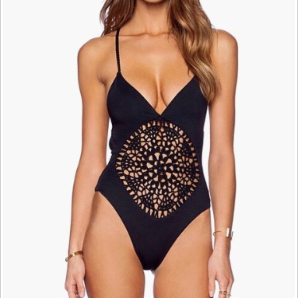Mint Azalea Monokini One Piece Beach Swimsuit - Picture 1 of 4